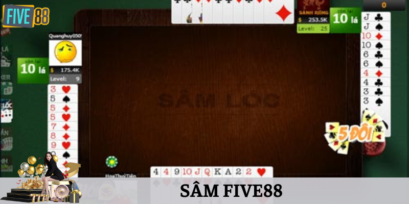 Luật chơi bài sâm Five88 chi tiết